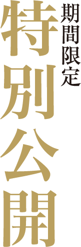 期間限定特別公開